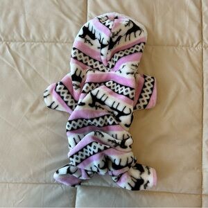 Cozy Pink and Black Reindeer Onesie